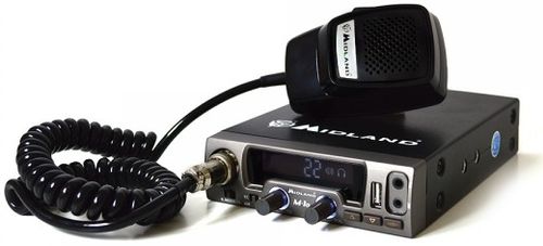 Statie radio cb midland m10 c1185, asq automat digital