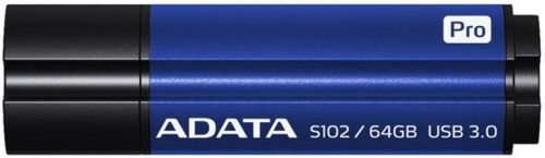 Stick usb a-data s102 pro 64gb, usb 3.0 (albastru)