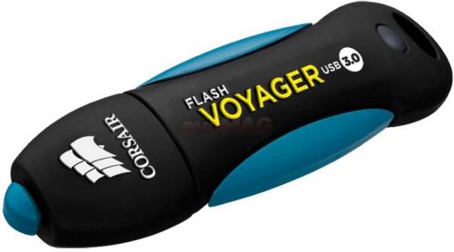 Stick usb corsair voyager v2, 16gb, usb 3.0 (negru/albastru)