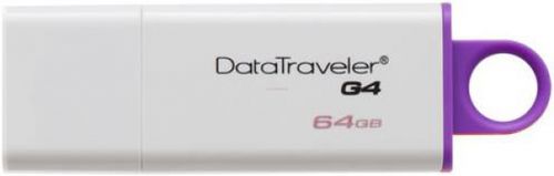 Stick usb kingston datatraveler i g4 64gb (alb/violet)