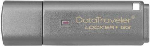 Stick usb kingston datatraveler locker+ g3 16gb, usb 3.0 (gri)