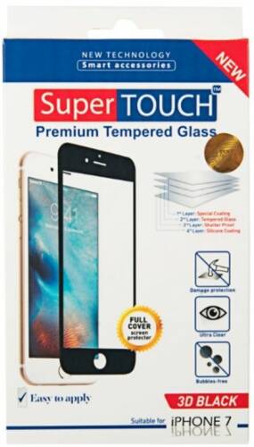 Sticla folie protectoare 3d super touch sth-1025 pentru iphone 7 (negru)