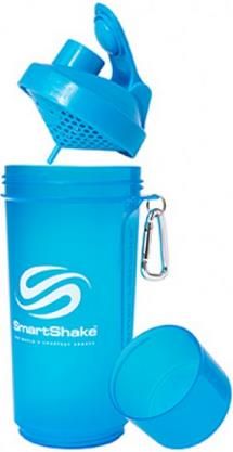 Sticla pentru sport si drumetii smart shake slim 500 ab, 500ml (albastru)