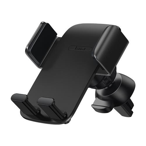 Suport auto baseus easy control pro suyk010101, pentru smartphone intre 4.7-6.7 inch, fixare grila ventilatie, reglabil, negru