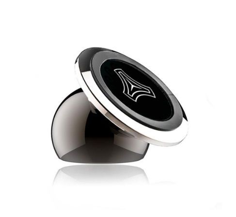 Suport auto universal din metal pentru telefon cu magnet ajustabil 360°, widras (negru)