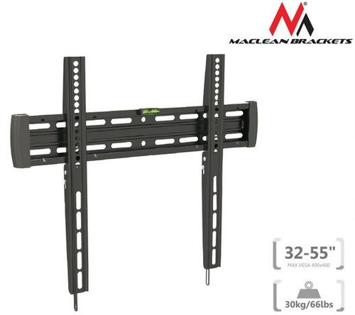 Suport perete maclean mc-643, 32inch - 55inch, 30 kg (negru)