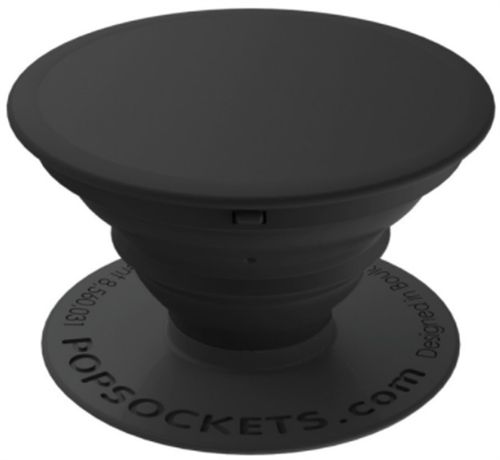 Suport universal popsockets cu stand adeziv, model negru