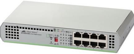 Switch allied telesis at-gs910/8e, gigabit, 8 porturi