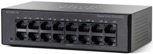 Switch cisco sf110d-16, 16 porturi