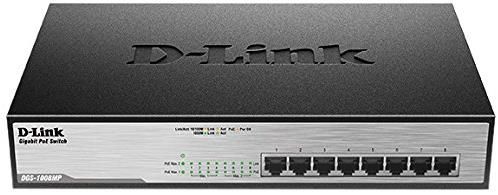 Switch d-link dgs-1008mp, gigabit, 8 porturi, poe