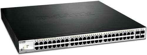 Switch d-link dgs-1210-52mp, gigabit, 48 porturi, poe, 4 x sfp
