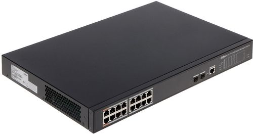 Switch dahua pfs4218-16gt-190, gigabit, 16 porturi