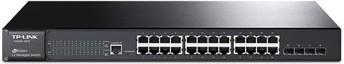 Switch tp-link t2600g-28ts, gigabit, 24 porturi, 4 x sfp