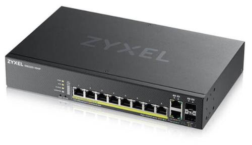Switch zyxel gs2220-10hp-eu0101, 8 porturi, gigabit