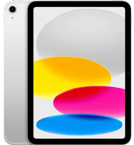 Tableta apple ipad 10 cellular (2022), procesor a14 bionic hexa-core, ips led capacitive touchscreen 10.9inch, 64gb flash, camera 12mp, wi-fi, bluetooth, 5g, ipados (argintiu)