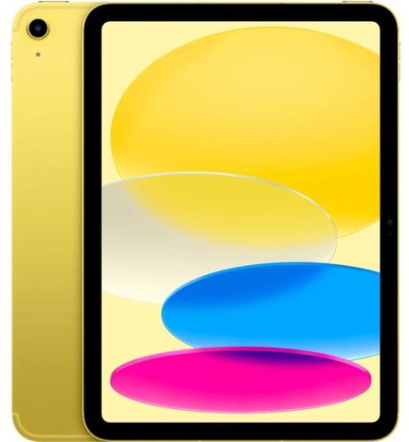 Tableta apple ipad 10 cellular (2022), procesor a14 bionic hexa-core, ips led capacitive touchscreen 10.9inch, 64gb flash, camera 12mp, wi-fi, bluetooth, 5g, ipados (galben)
