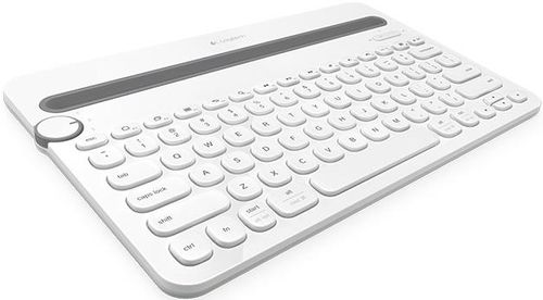 Tastatura bluetooth logitech k480 ideala pentru pc, smartphone sau tableta (alba)