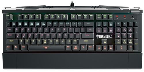 Tastatura gaming gamdias hermes m2, optical brown (negru/argintiu)