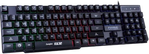 Tastatura gaming marvo k632 (neagra)