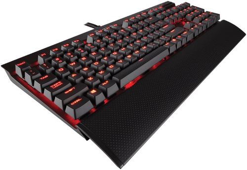 Tastatura gaming mecanica corsair k70 lux red led, cherry mx red, layout us