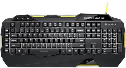 Tastatura gaming sharkoon shark zone k30, iluminata (neagra)