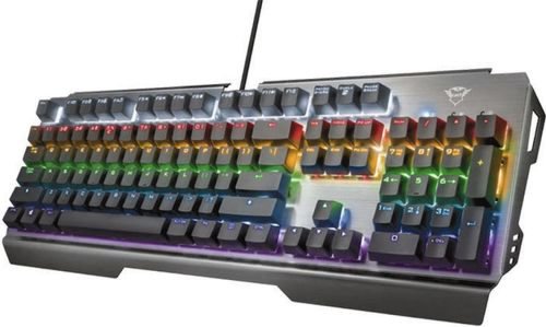 Tastatura gaming trust gxt 877 scar, mecanica, iluminata (negru)