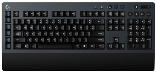 Tastatura mecanica gaming logitech g613, wireless, romer-g™key switch, us international (negru)