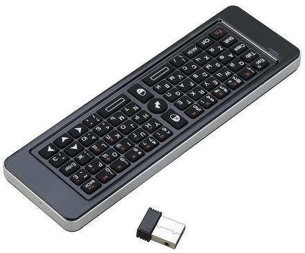 Tastatura mini rii rtmwk13, all in one, wirelesss, air mouse, 8 canale ir