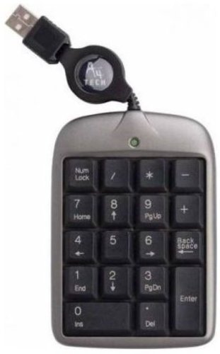 Tastatura numerica A4Tech EVO TK-5, USB (Negru/Gri)
