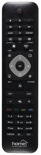 Telecomanda home urcph, compatibila televizoare smart philips (negru)