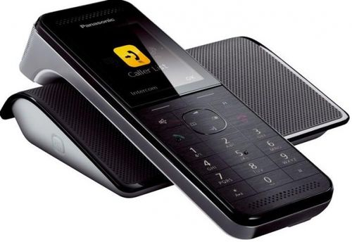 Telefon fix panasonic kx-prw110, wi-fi, posibilitate conectare la smartphone (negru)
