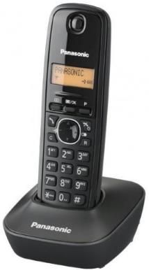 Telefon fix panasonic kx-tg1611hgh (negru)