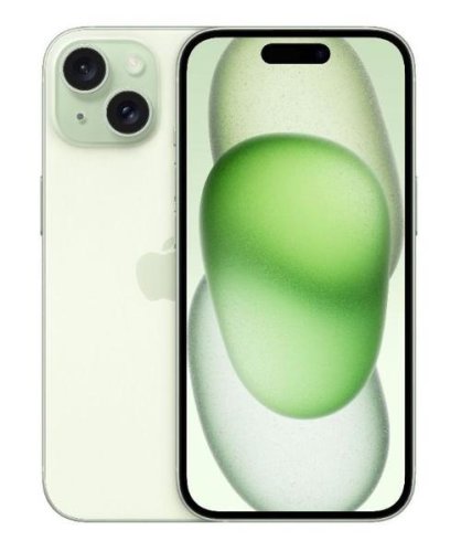 Telefon mobil apple iphone 15, super retina xdr oled 6.1inch, 128gb flash, camera duala 48 + 12 mp, wi-fi, 5g, ios (verde)