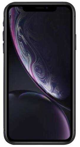 Telefon mobil apple iphone xr, lcd liquid retina hd 6.1inch, 128gb flash, 12mp, wi-fi, 4g, dual sim, ios (black)