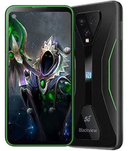 Telefon mobil blackview bl5000, procesor mediatek mt6833 dimensity 700z, ips lcd capacitive touchscreen 6.36inch, 8gb ram, 128gb flash, camera duala 12+16mp, 5g, wi-fi, dual sim, android (negru/verde)