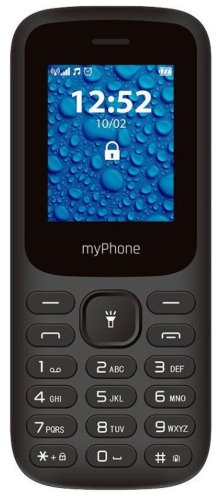 Telefon mobil myphone 2220, 2g, dual sim (negru)