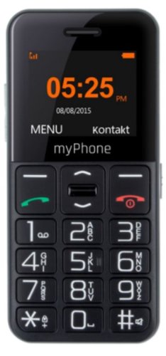 Telefon mobil myphone halo easy, tft 1.77inch, 0.3mp, 2g (negru)