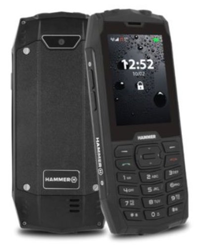 Telefon mobil myphone hammer 4, ecran tft 2.8inch, 2g, dual sim (negru)