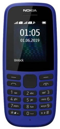 Telefon mobil nokia 105 (2019), dual sim (albastru)