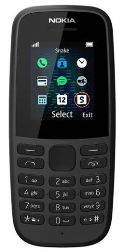Telefon mobil nokia 105 (2019), dual sim (negru)