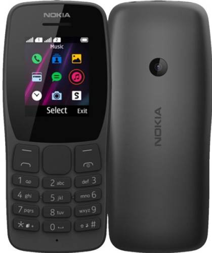 Telefon mobil nokia 110 (2019), dual sim (negru)