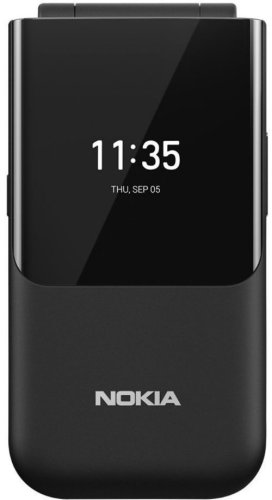 Telefon mobil nokia 2720 flip, ecran 2.8inch, 512 mb ram, 4 gb flash, dual sim (negru)