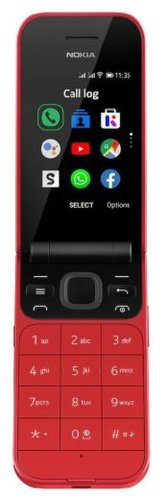 Telefon mobil nokia 2720 flip, ecran 2.8inch, 512 mb ram, 4 gb flash, dual sim (rosu)