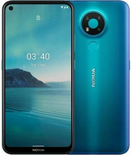 Telefon mobil nokia 3.4, procesor snapdragon 460 octa-core, ips lcd capacitiv touchscreen 6.39inch, 3gb ram, 64gb flash, camera tripla 13+5+2mp, 4g, wi-fi, dual sim, android (albastru)