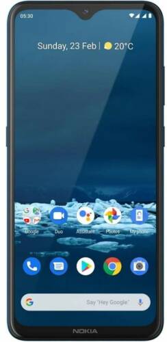 Telefon mobil nokia 5.3, procesor snapdragon 665, octa-core 2.0/1.8 ghz, ips capacitive touchscreen 6.55inch, 4gb ram, 64gb flash, camera quad 13+2+5+2mp, wi-fi, 4g, dual sim, android (albastru)