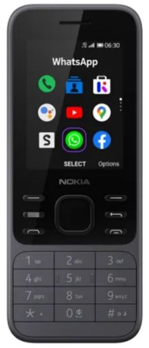 Telefon mobil nokia 6300, ecran tft 2.4″, 4 gb ram, 512 mb flash, 4g, dual sim (gri)