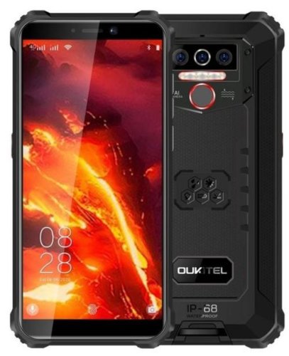 Telefon mobil oukitel wp5 pro, procesor mediatek helio a25 octa-core, ips capacitiv touchscreen 5.5inch, 4gb ram, 64gb flash, camera tripla 13+2+2mp, 4g, wi-fi, dual sim, android (negru)