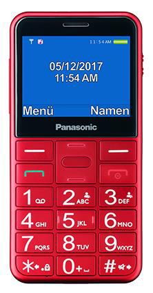 Telefon mobil panasonic kx-tu150exr, ecran 2.4inch (rosu)