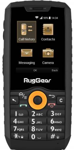 Telefon mobil ruggear rg150, ecran tft 2.4″, dual sim, ip68 (negru)