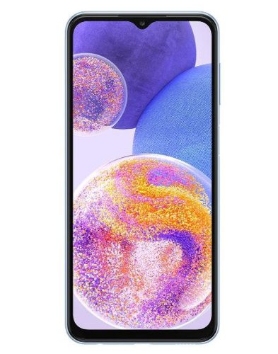 Telefon mobil samsung galaxy a23, procesor qualcomm sm6225 snapdragon 680 octa-core, pls tft capacitive touchscreen 6.6inch, 4gb ram, 128gb flash, camera quad 50+5+2+2mp, wi-fi, 4g, dual sim, android (albastru)